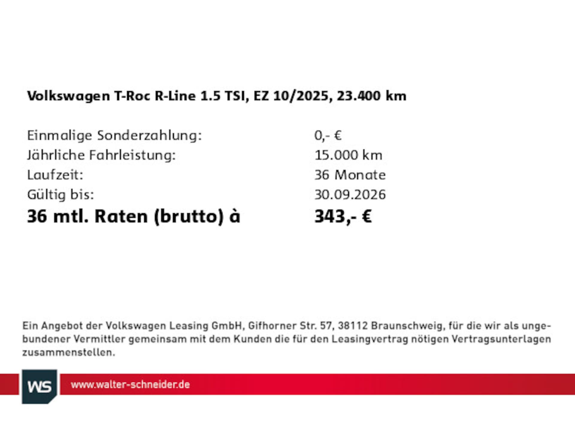 Volkswagen T-Roc R-Line