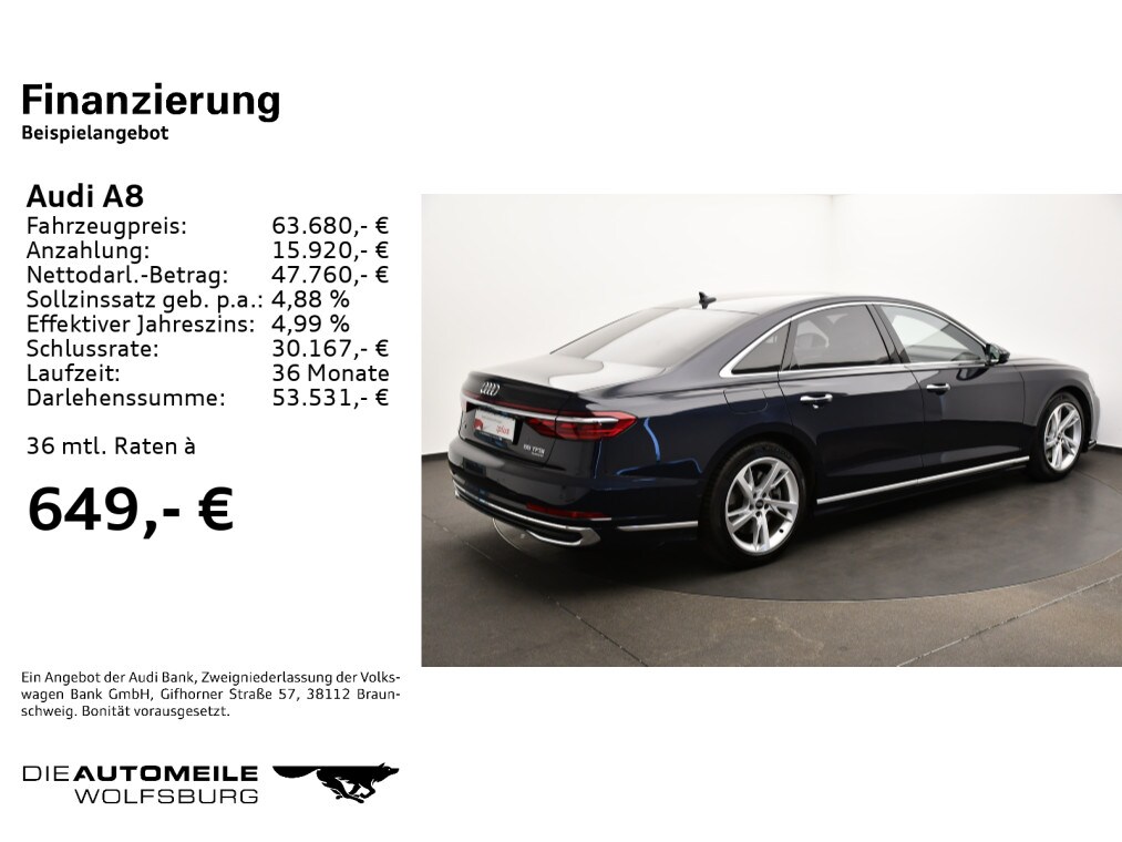 Image about Audi A8 55 TFSI quattro tiptronic
