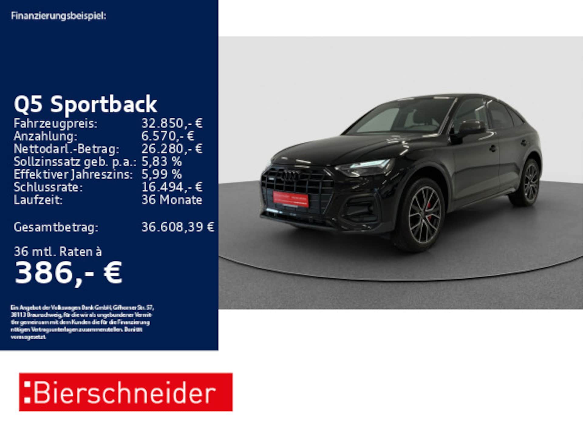 Audi Q5 Sportback TFSI e advanced