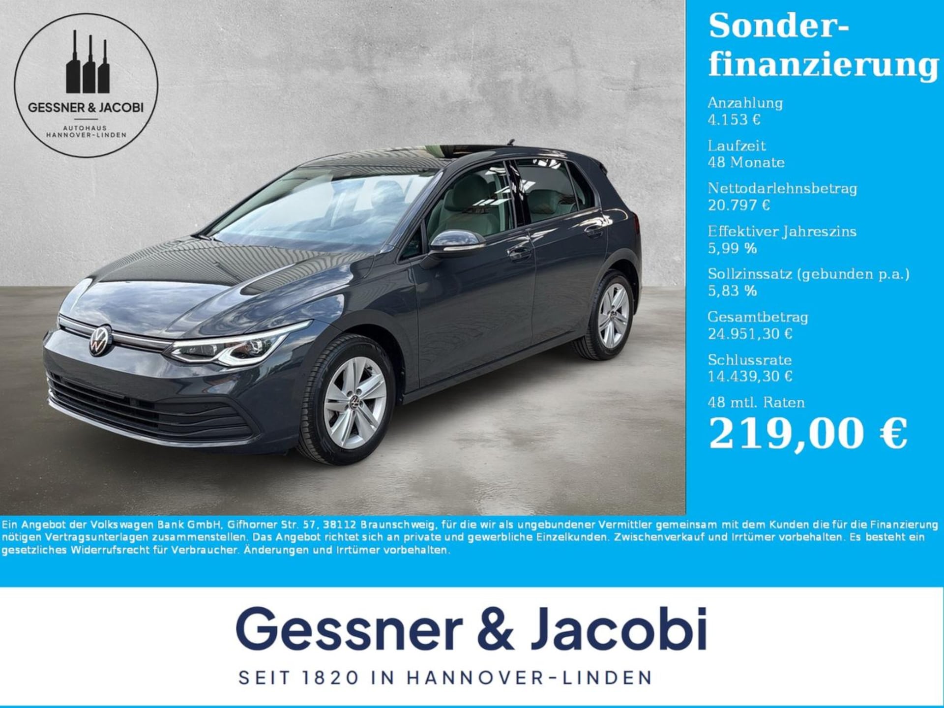 Volkswagen Golf — Volkswagen Golf Golf 1.5 eTSI Life Keyless Kamera ACC