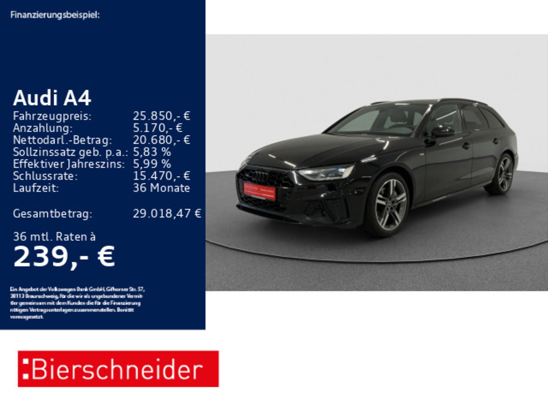 Audi A4 Avant S line