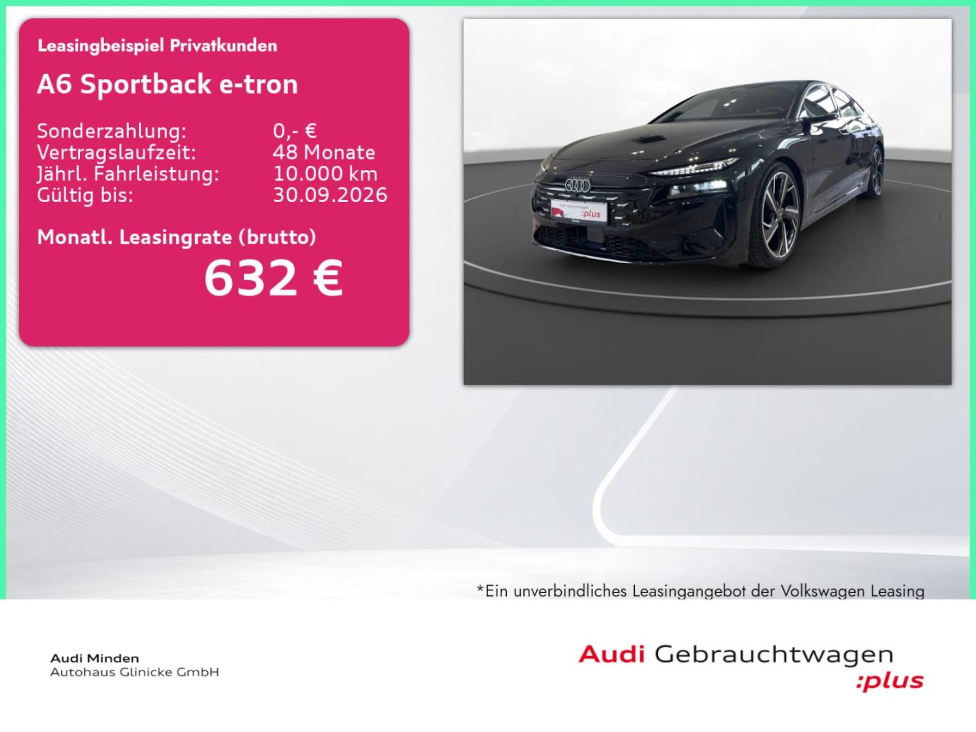 Audi A6 Sportback e-tron