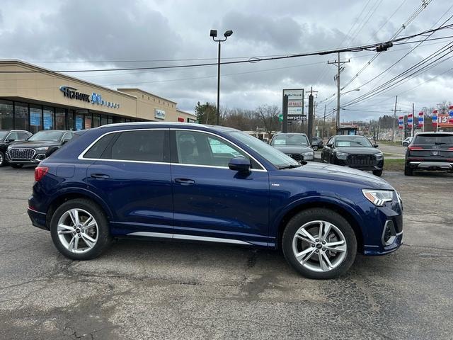 Used 2024 Audi Q3 S Line Premium with VIN WA1DECF32R1087519 for sale in Erie, PA