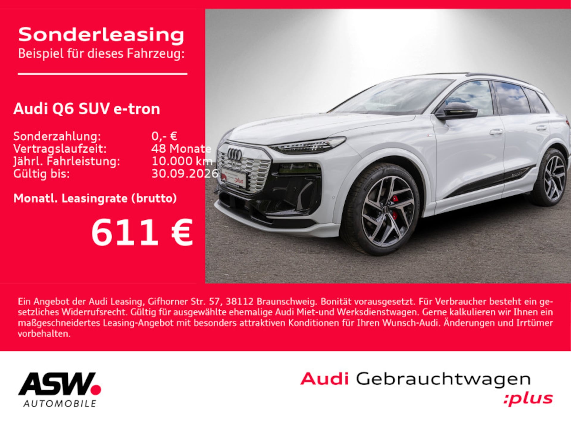 Audi Q6 SUV e-tron
