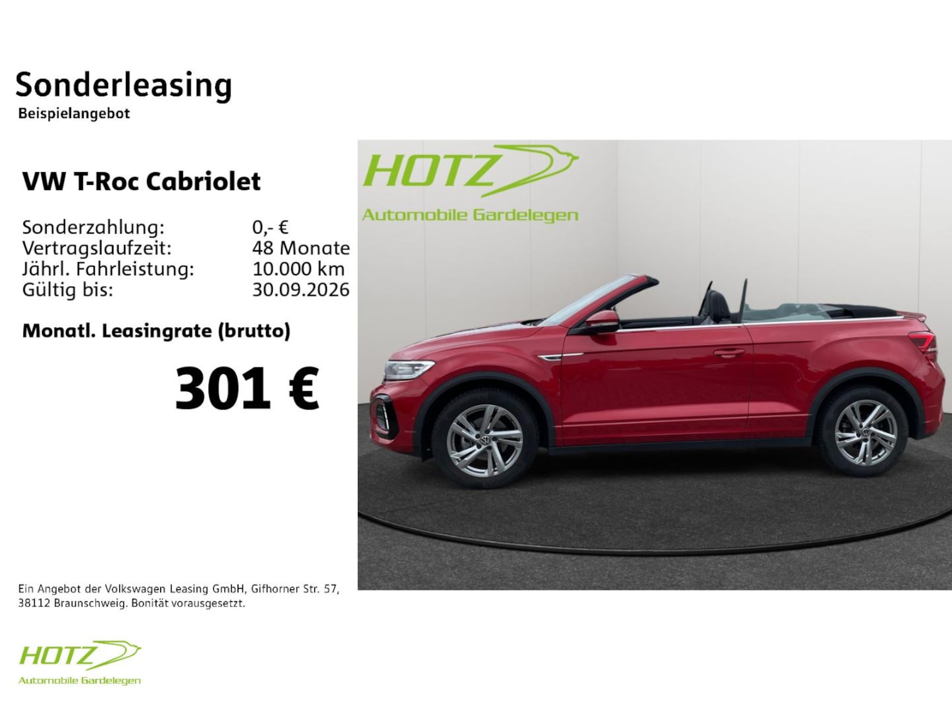 Volkswagen T-Roc Cabriolet R-Line