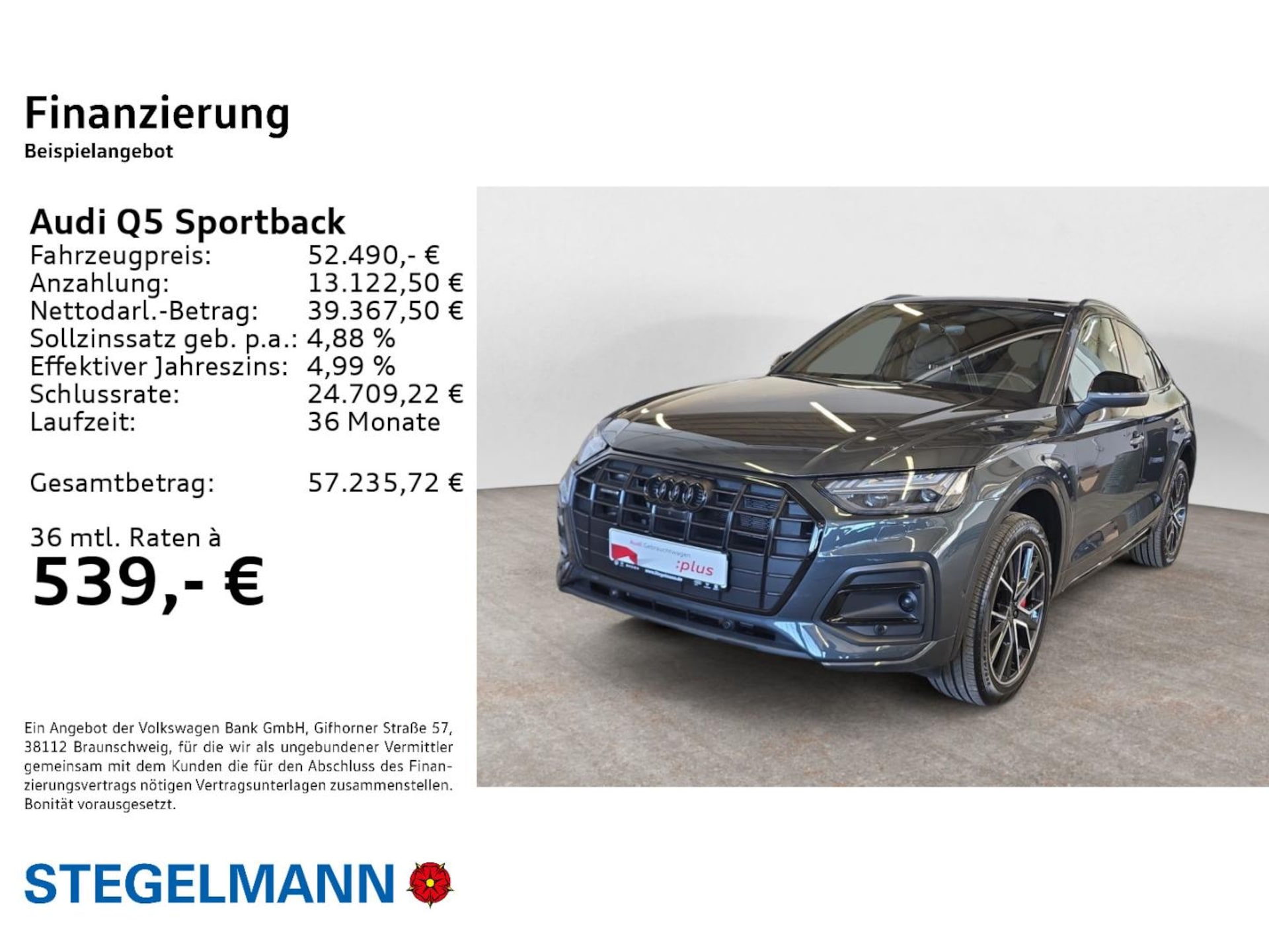 Audi Q5 Sportback TFSI e advanced