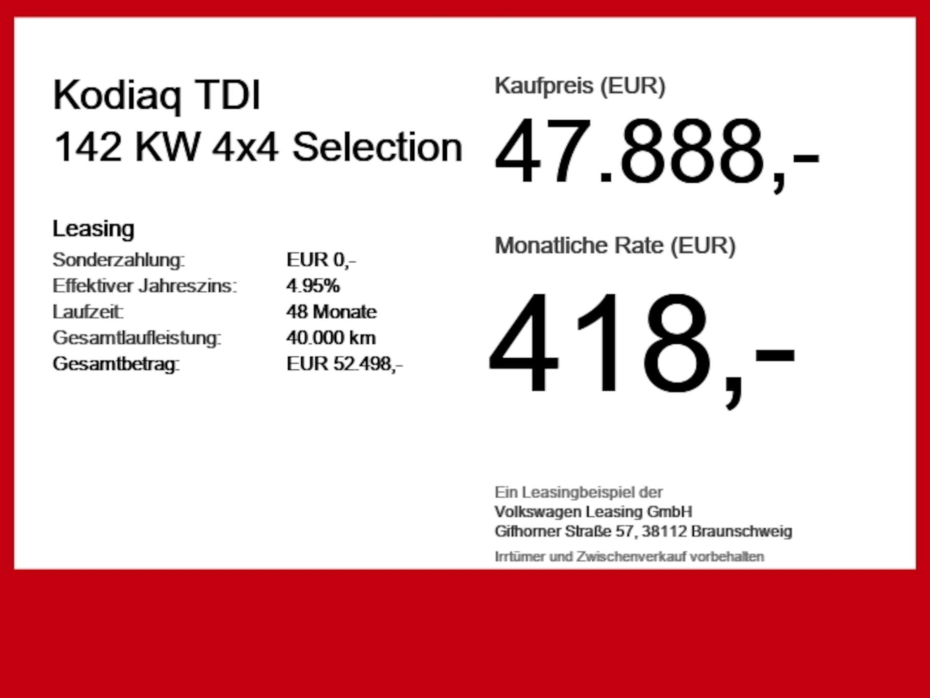 Skoda Kodiaq Selection