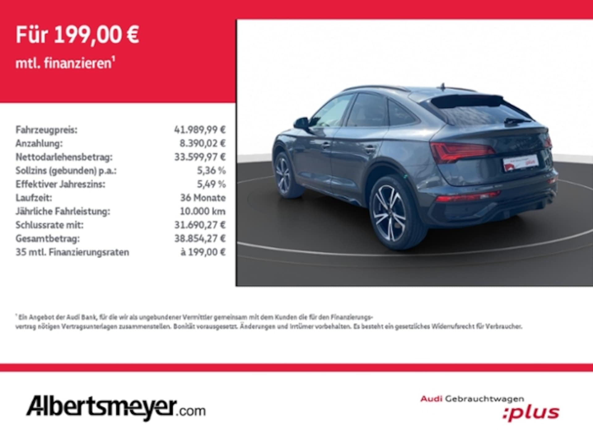 Audi Q5 Sportback S line