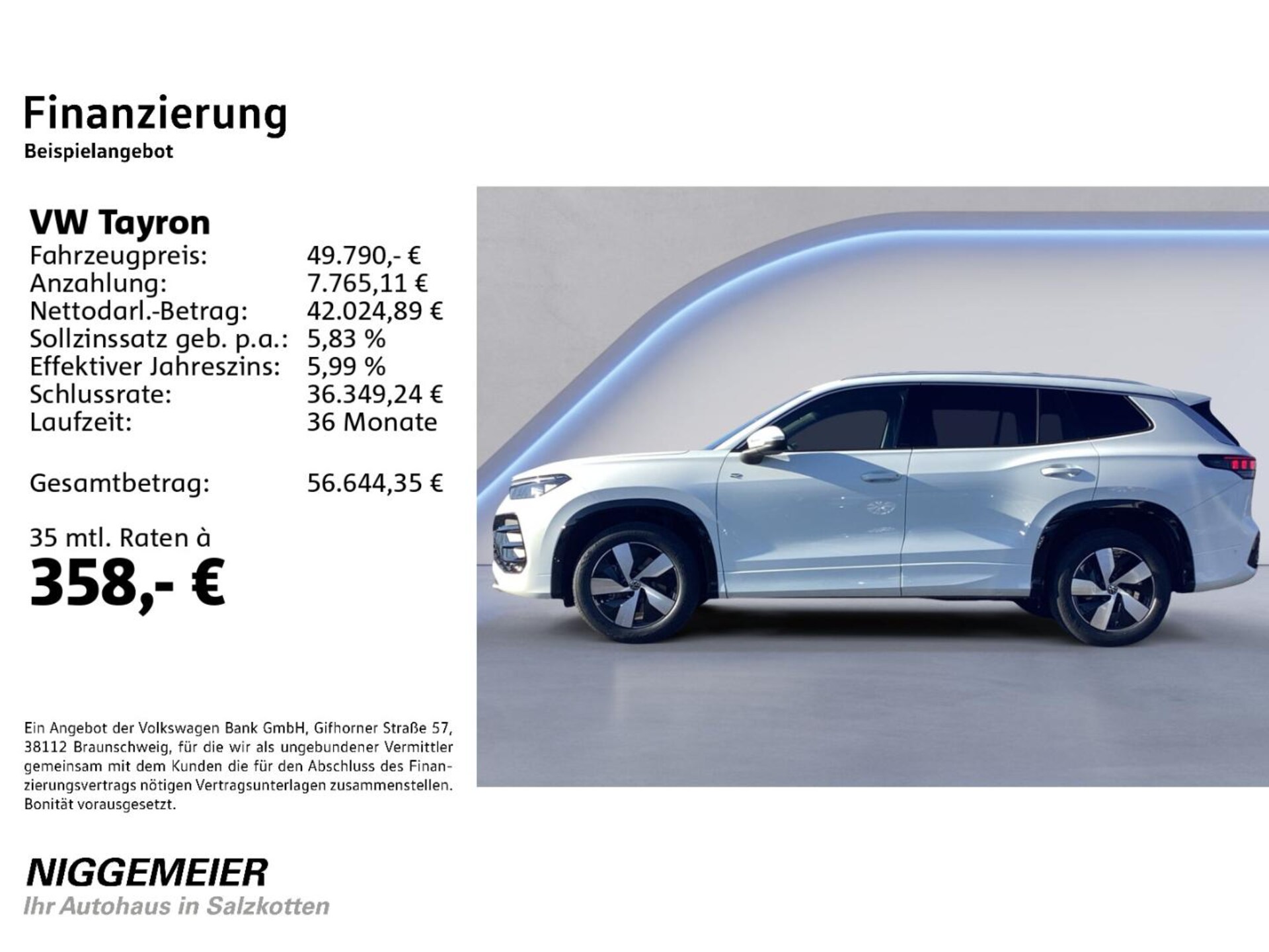 Volkswagen Tayron R-Line