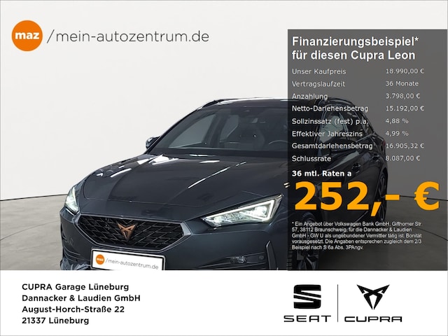 CUPRA Leon Sportstourer 1.4 e-HYBRID Alu LED ACC Full Link Kamera Navi Sitzh. (U-18965)