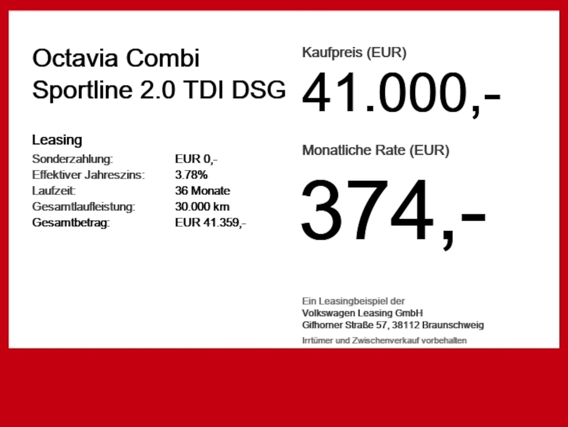 Skoda Octavia Combi Sportline