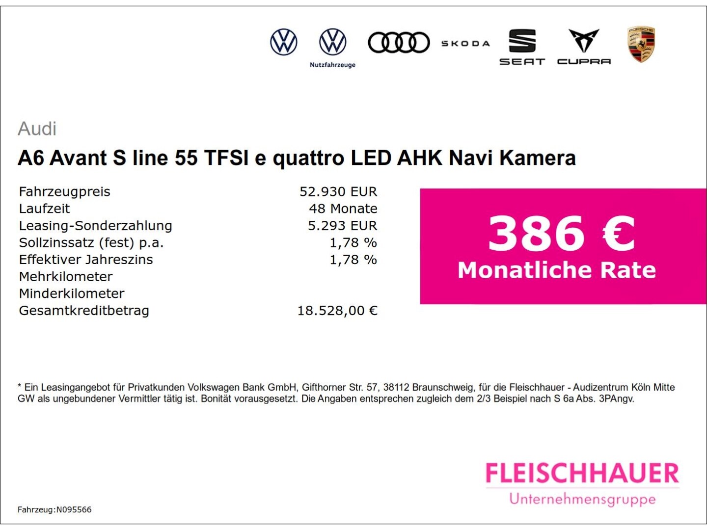 Audi A6 Avant TFSI e