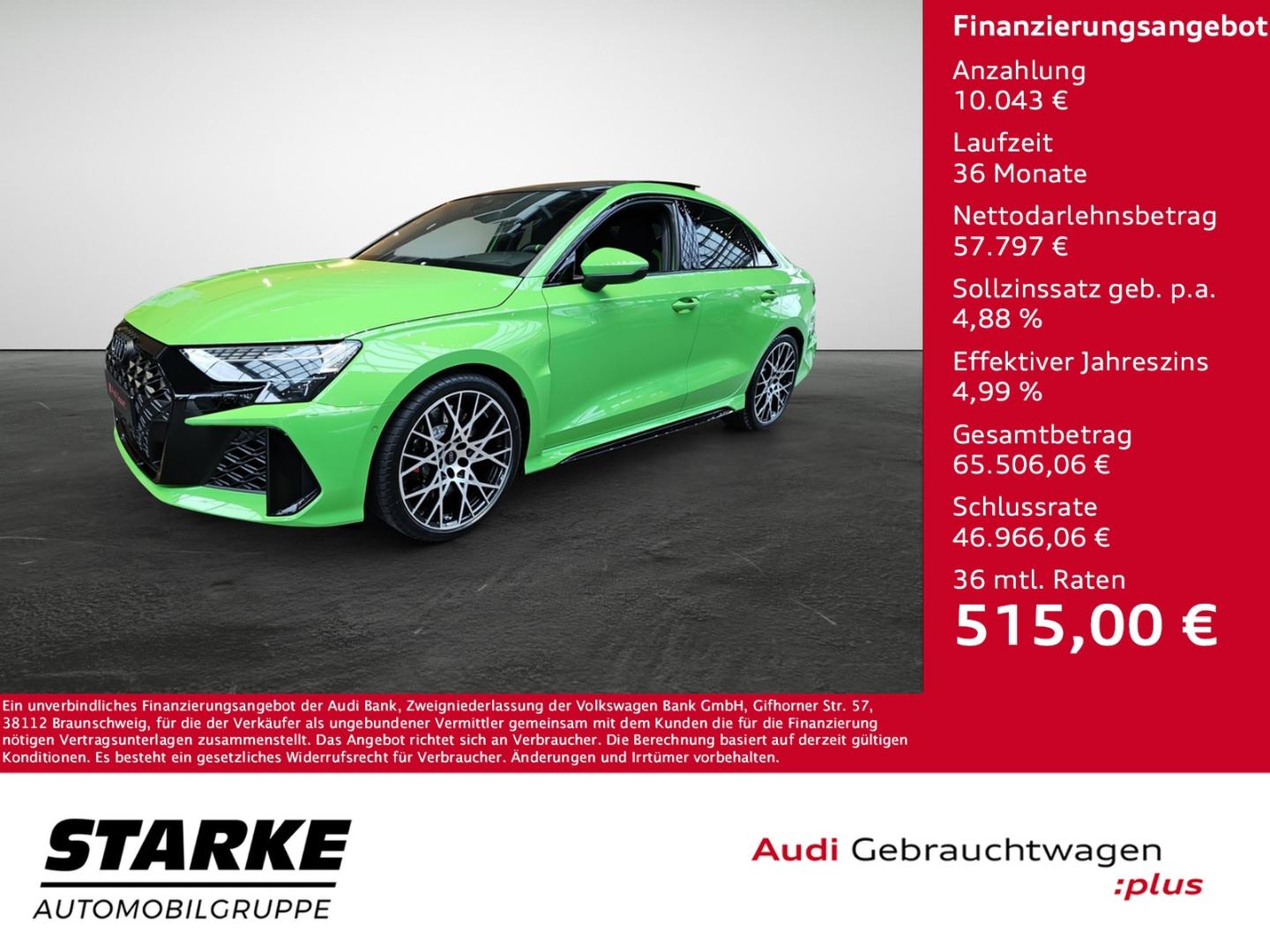 Image about Audi RS 3 Limousine TFSI quattro S tronic