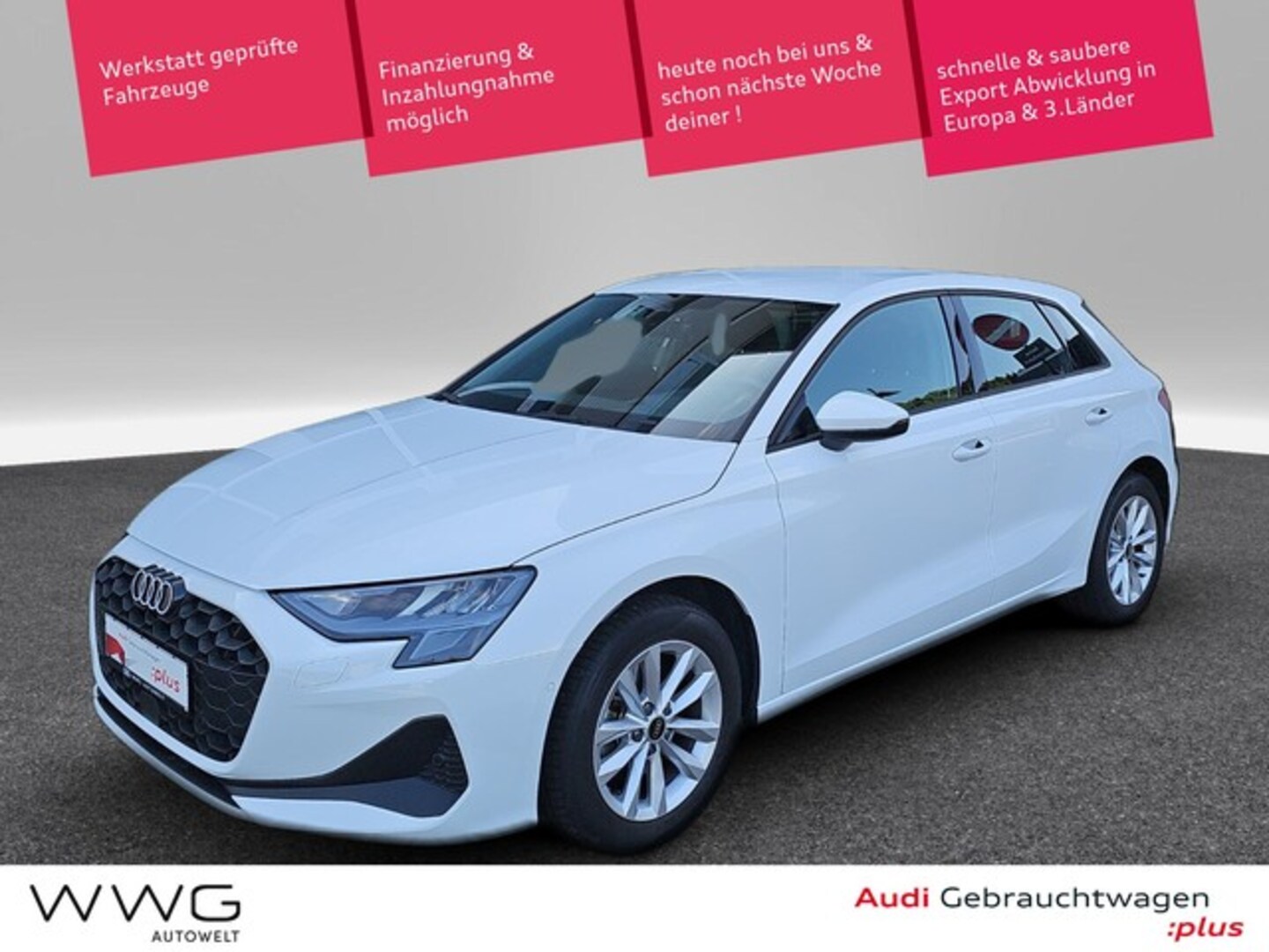 Bild über Audi A3 Sportback 30 TDI Schaltgetriebe - für weitere Informationen kontaktieren Sie den Audi Partner