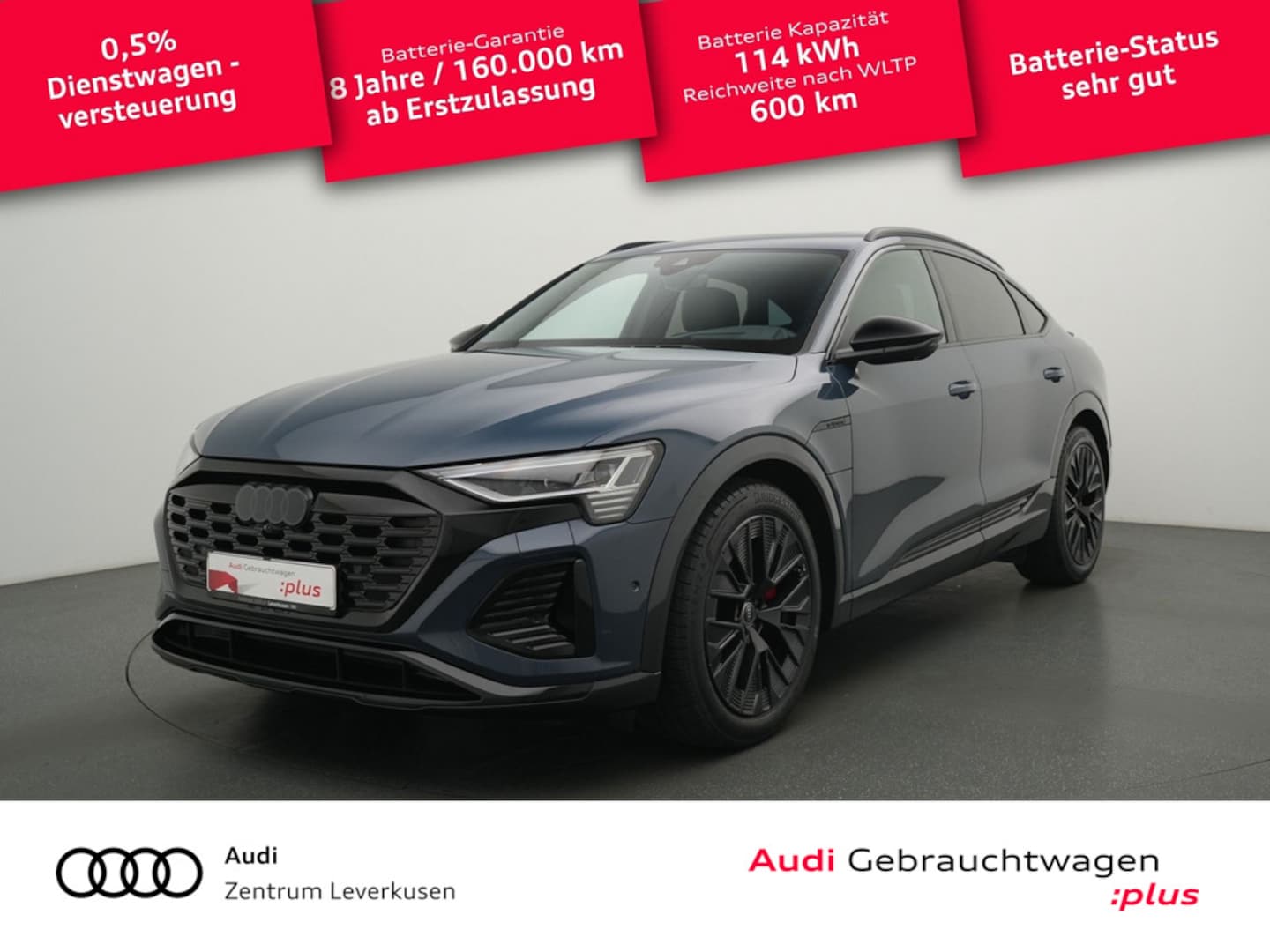 Bild über Audi Q8 Sportback e-tron S line 55 e-tron quattro - für weitere Informationen kontaktieren Sie den Audi Partner