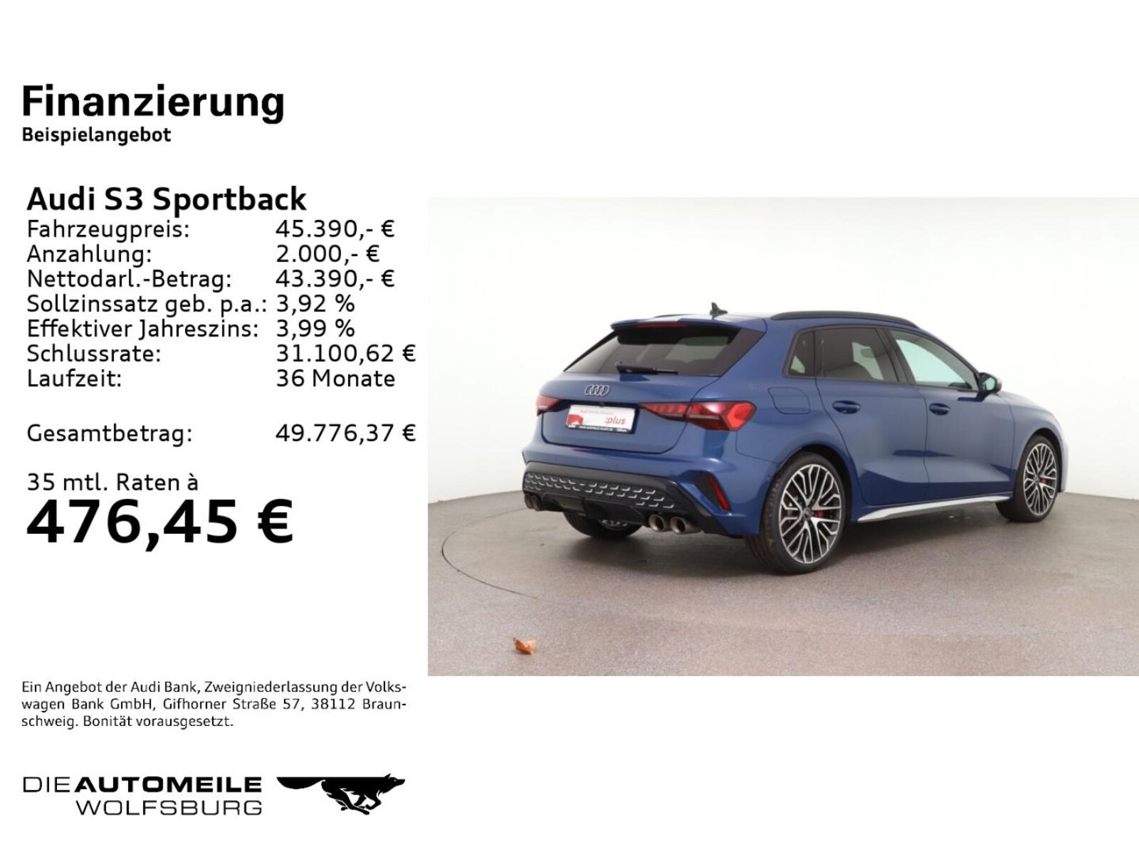 Audi S3 Sportback – Bild 2
