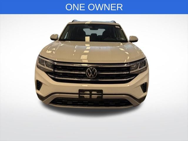 Used 2021 Volkswagen Atlas SE w/Tech with VIN 1V2KR2CA1MC558473 for sale in Mohegan Lake, NY