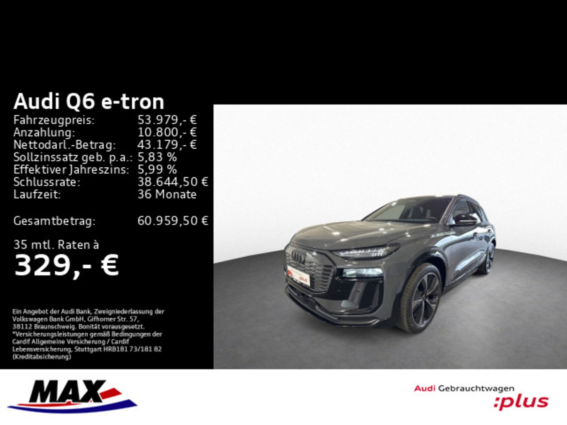 Audi Q6 SUV e-tron
