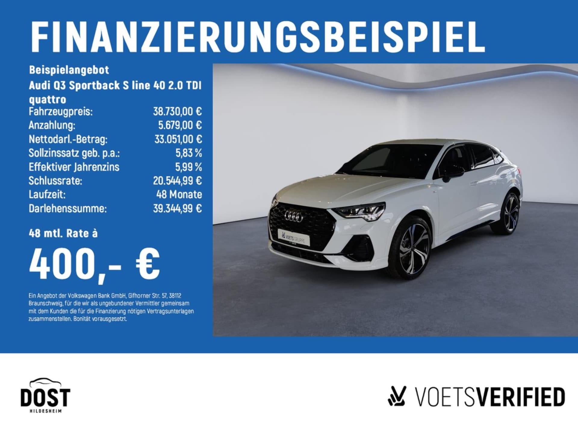 Audi Q3 Sportback S line
