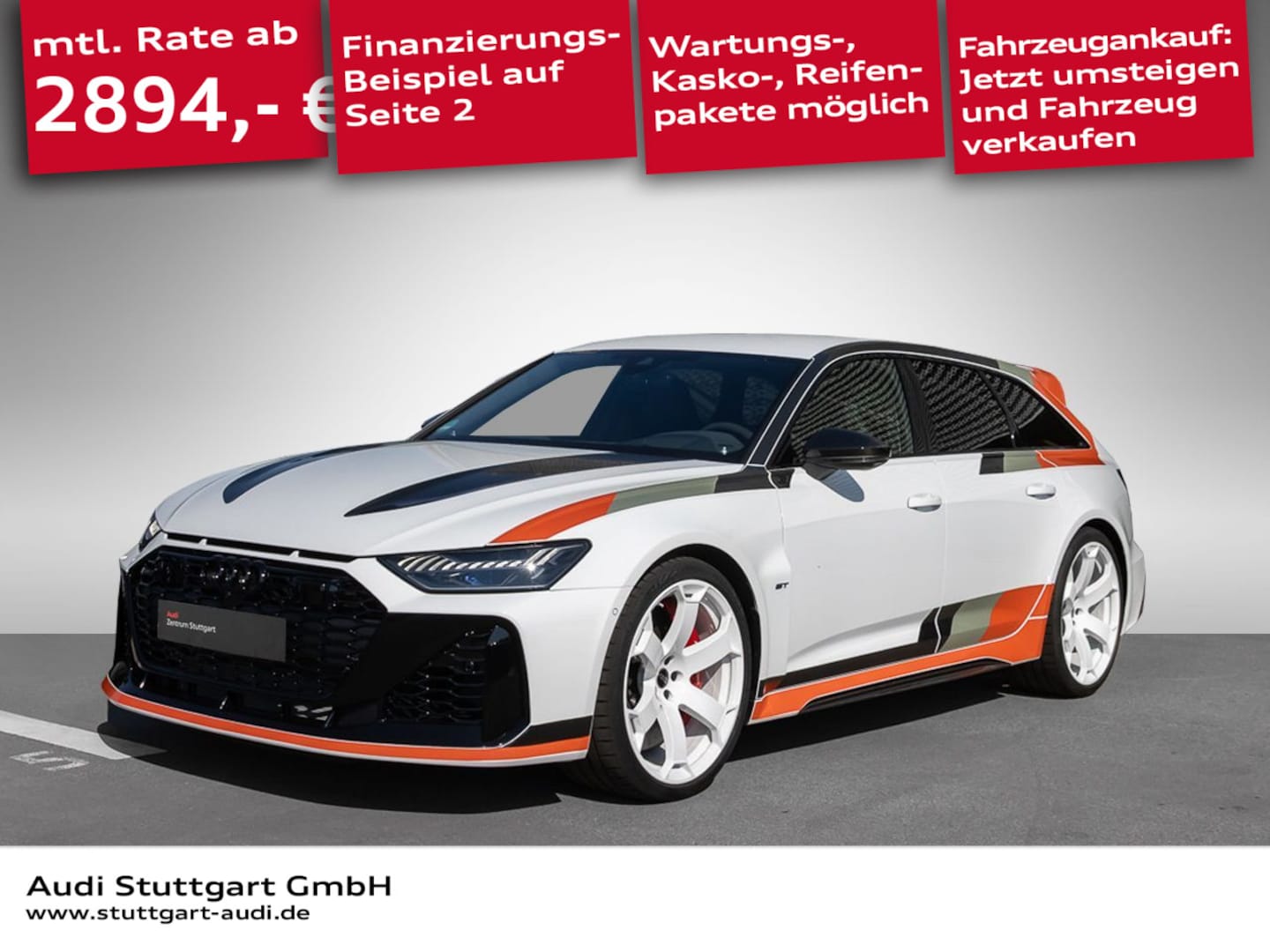 Bild über Audi RS 6 Avant performance quattro tiptronic - für weitere Informationen kontaktieren Sie den Audi Partner