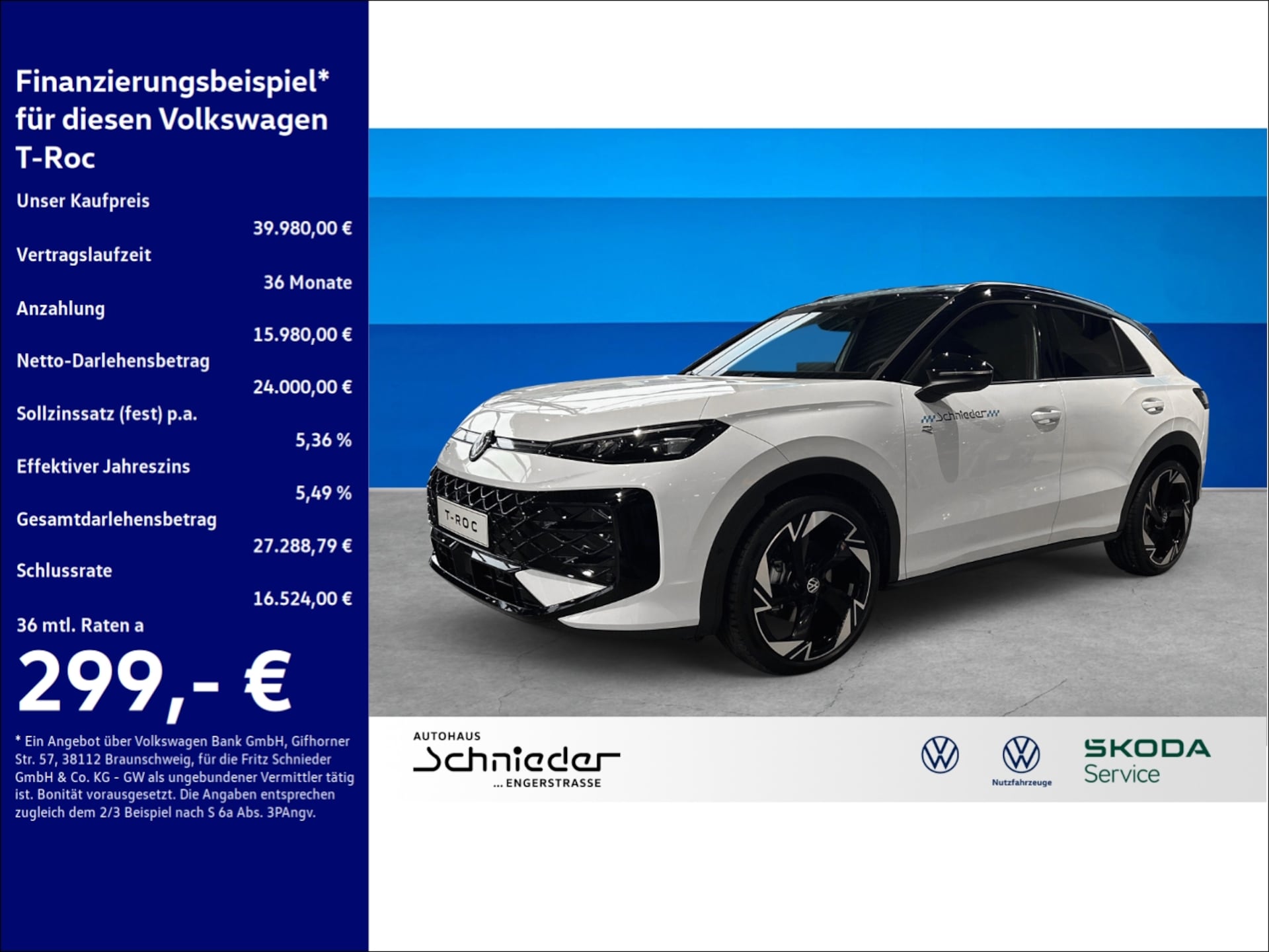 Volkswagen T-Roc R-Line