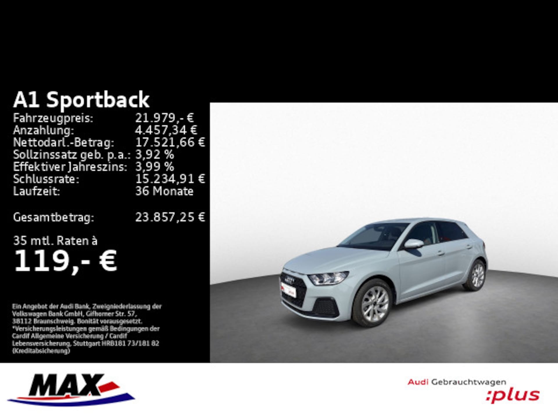 Audi A1 Sportback Advanced