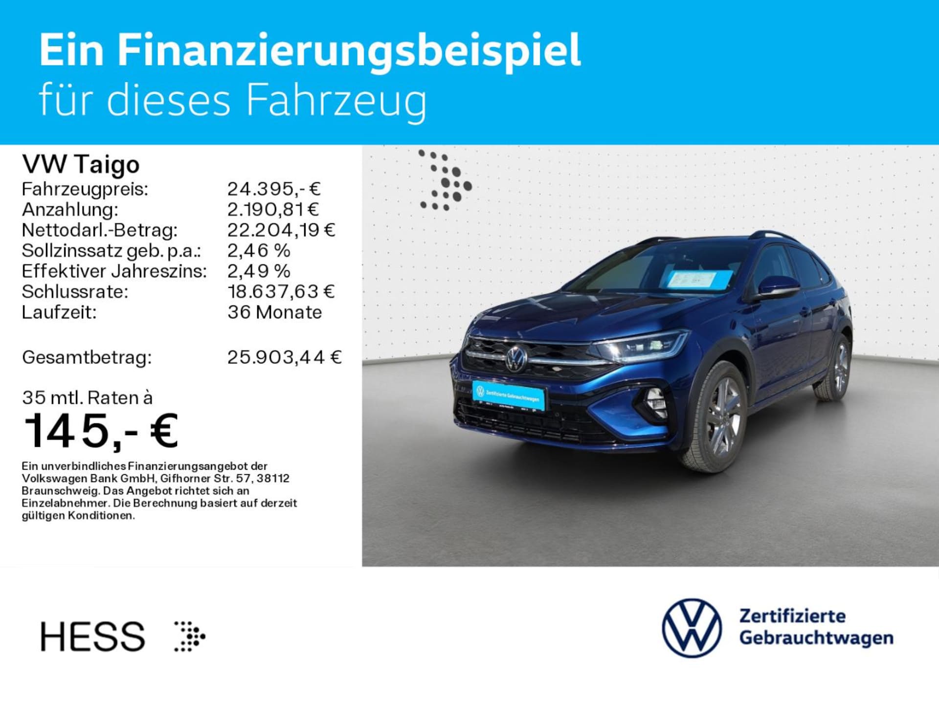 Volkswagen Taigo R-Line