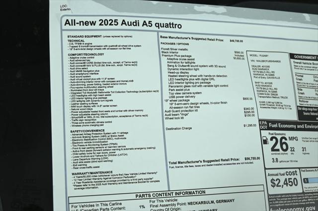 2025 Audi New A5 Premium Plus - Photo 29