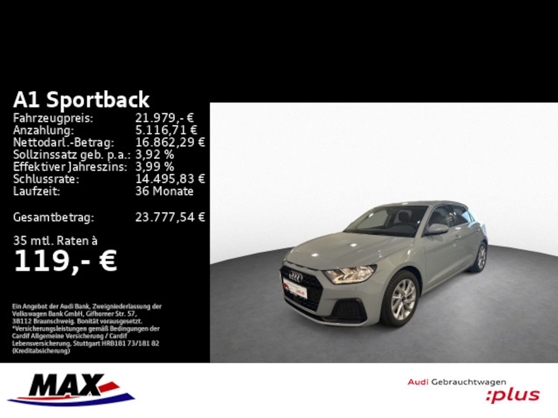 Audi A1 Sportback Advanced