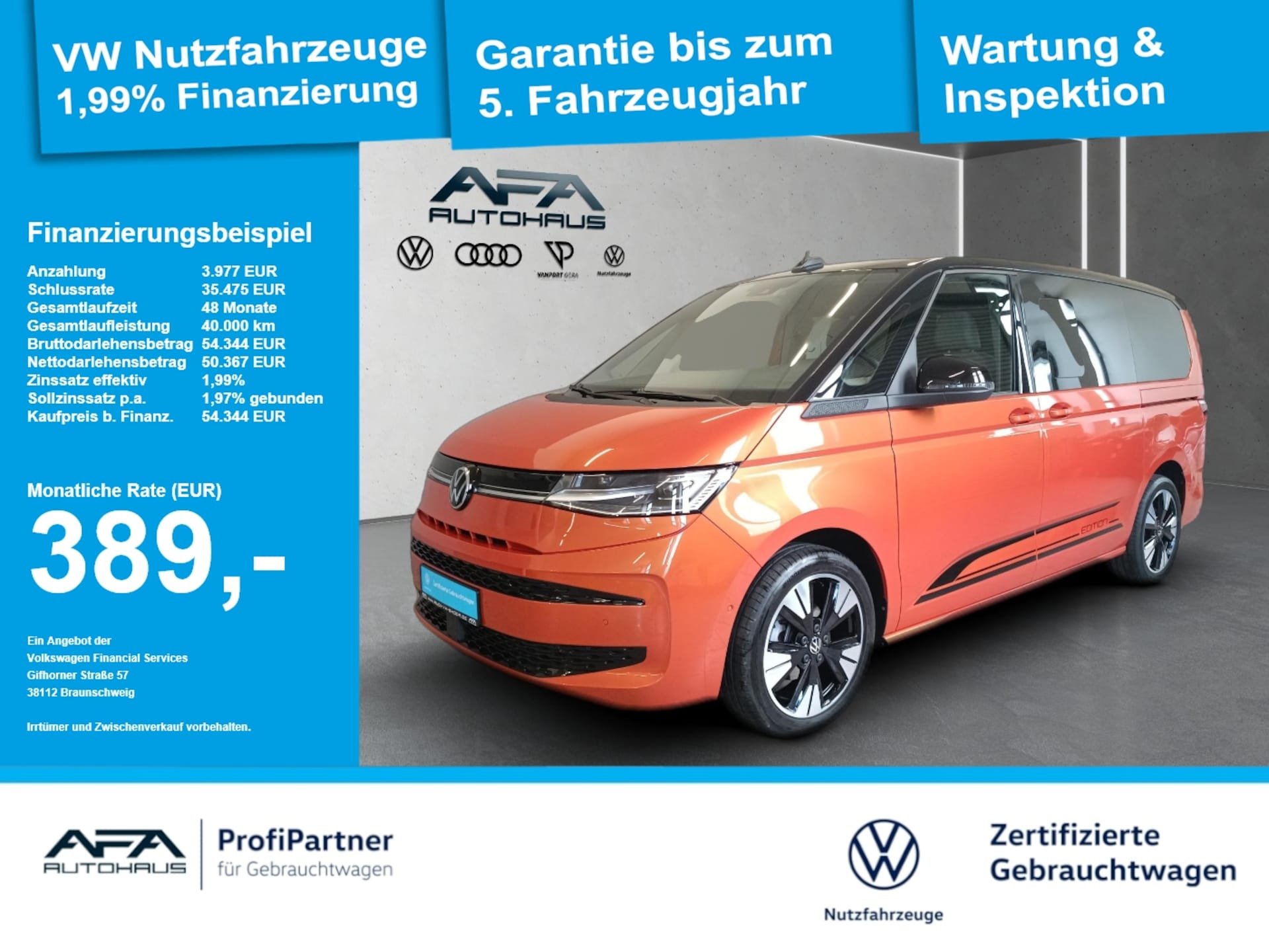 Volkswagen Multivan Langversion Life