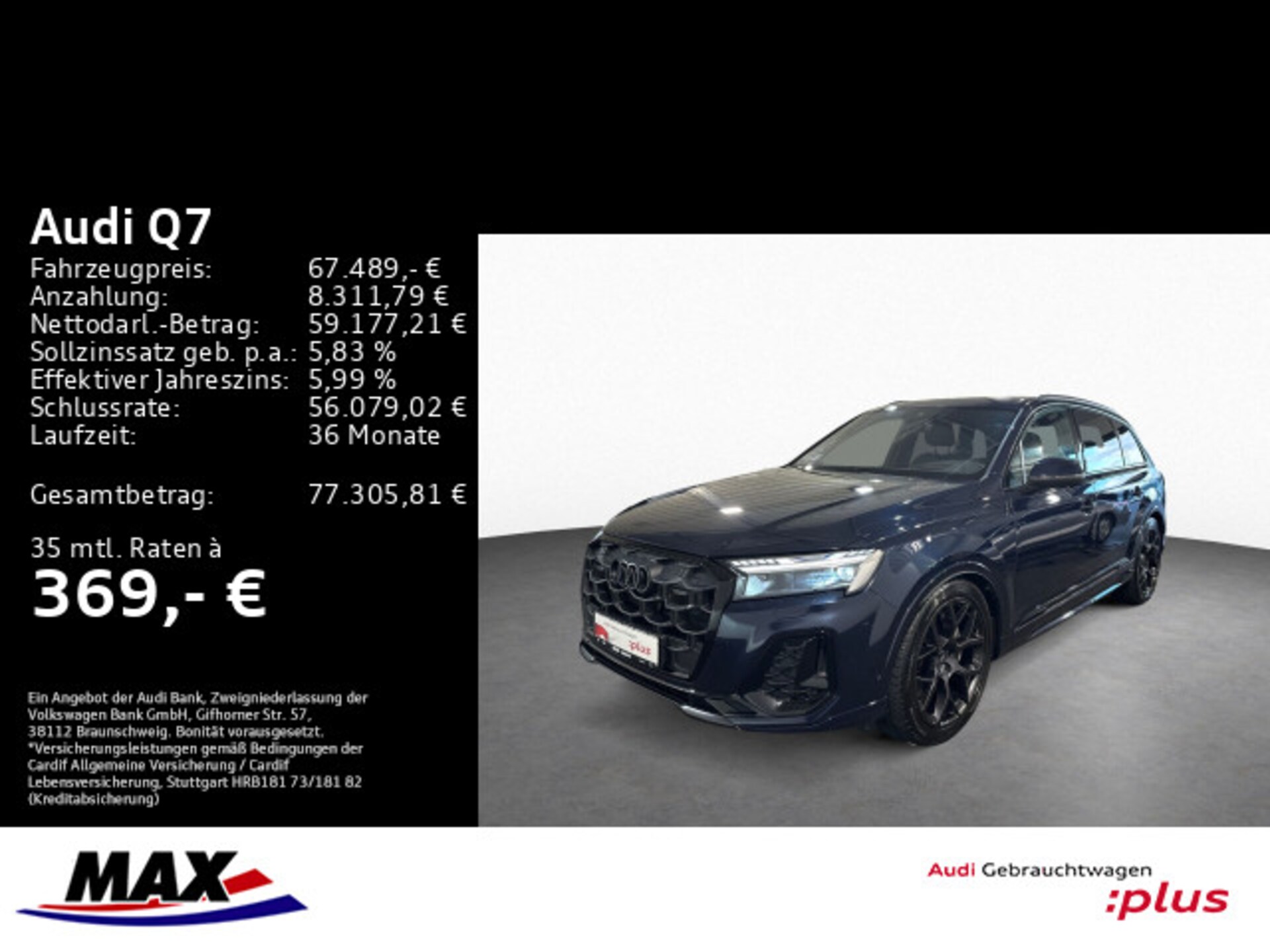 Audi Q7 SUV S line
