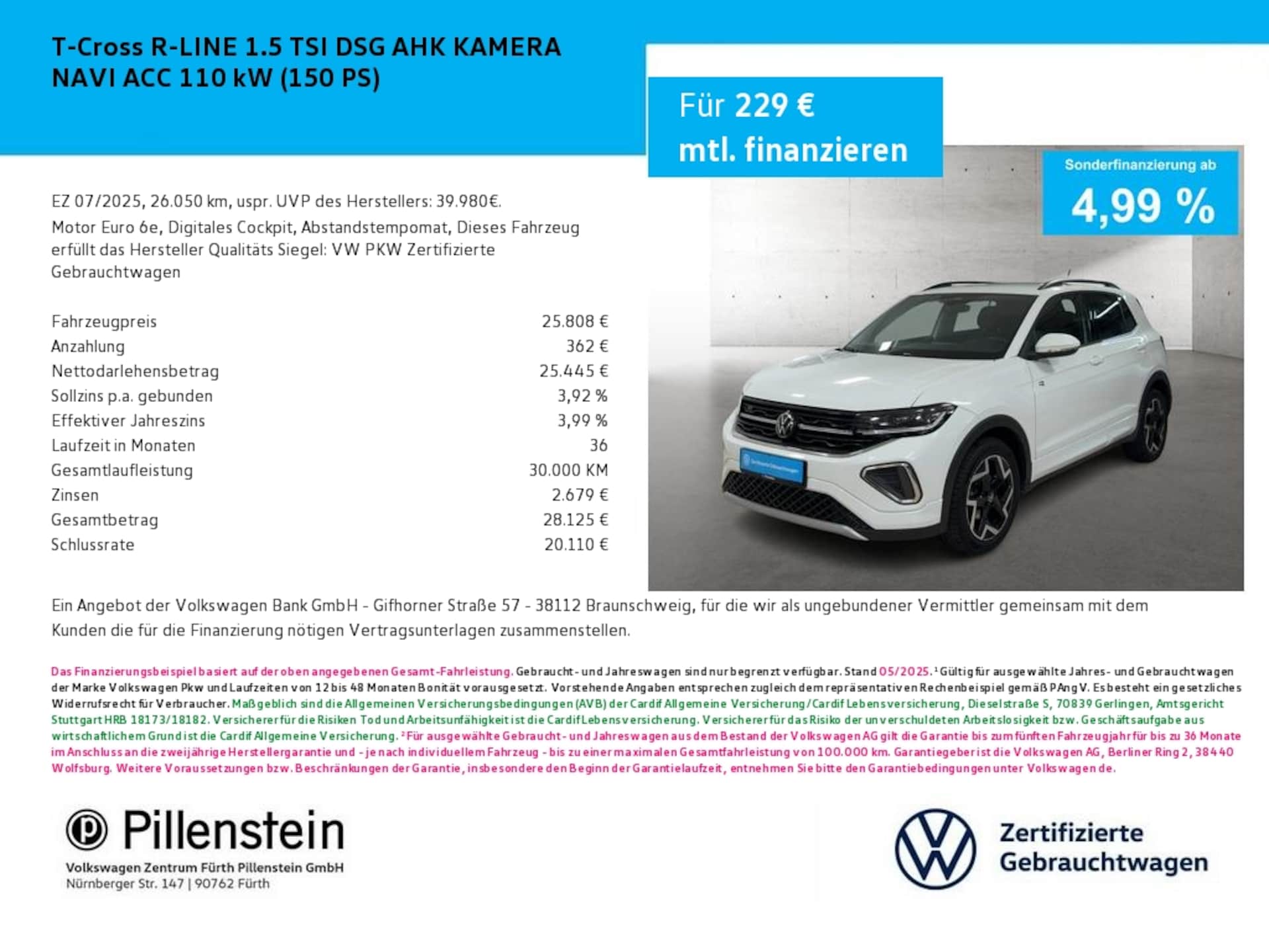 Volkswagen T-Cross R-Line
