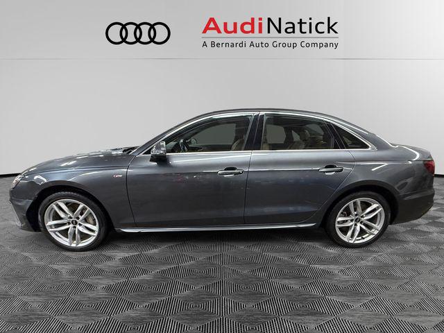 Used 2021 Audi A4 Premium Plus with VIN WAUEAAF42MA038538 for sale in Natick, MA