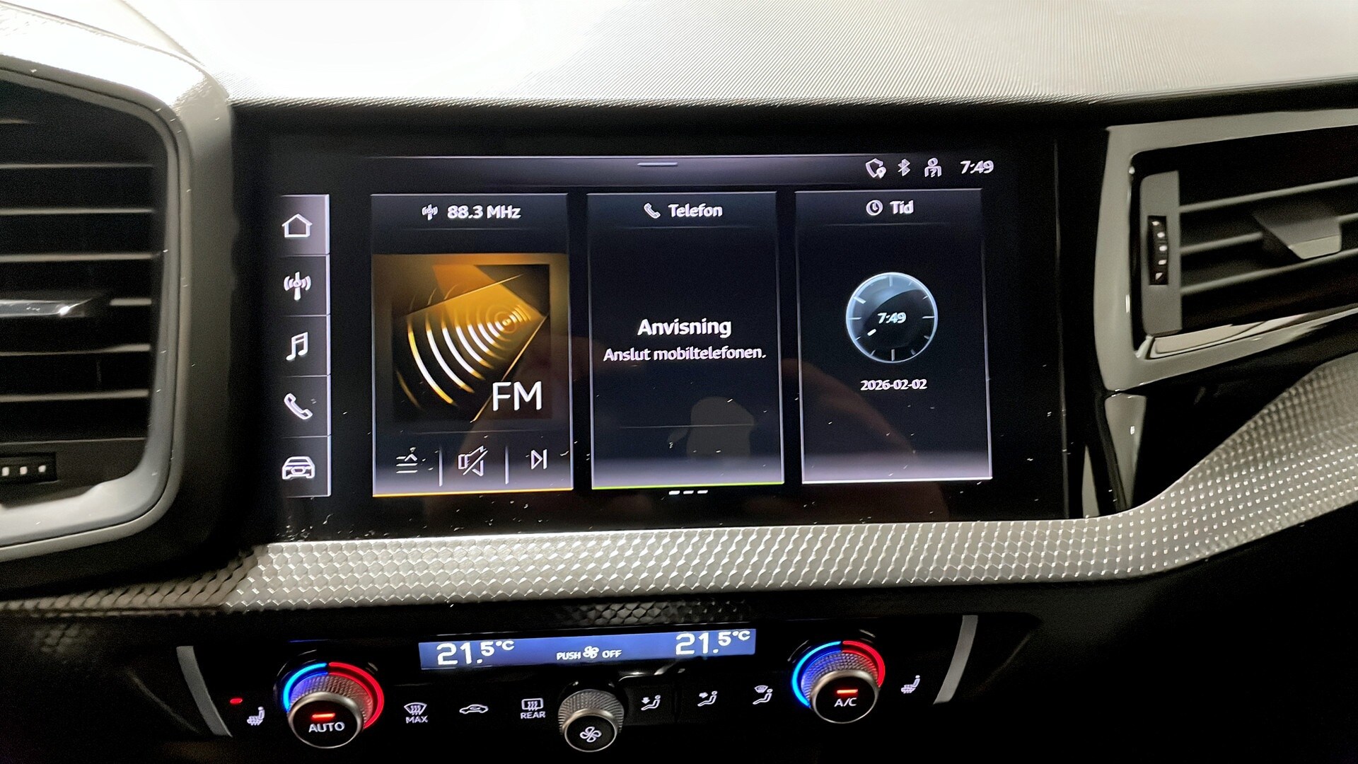 Bild som visar&nbsp;Audi A1 Sportback&nbsp;A1 Sportback 30 TFSI Proline 110 hk S tronic - för mer information kontakta din Audi Partner