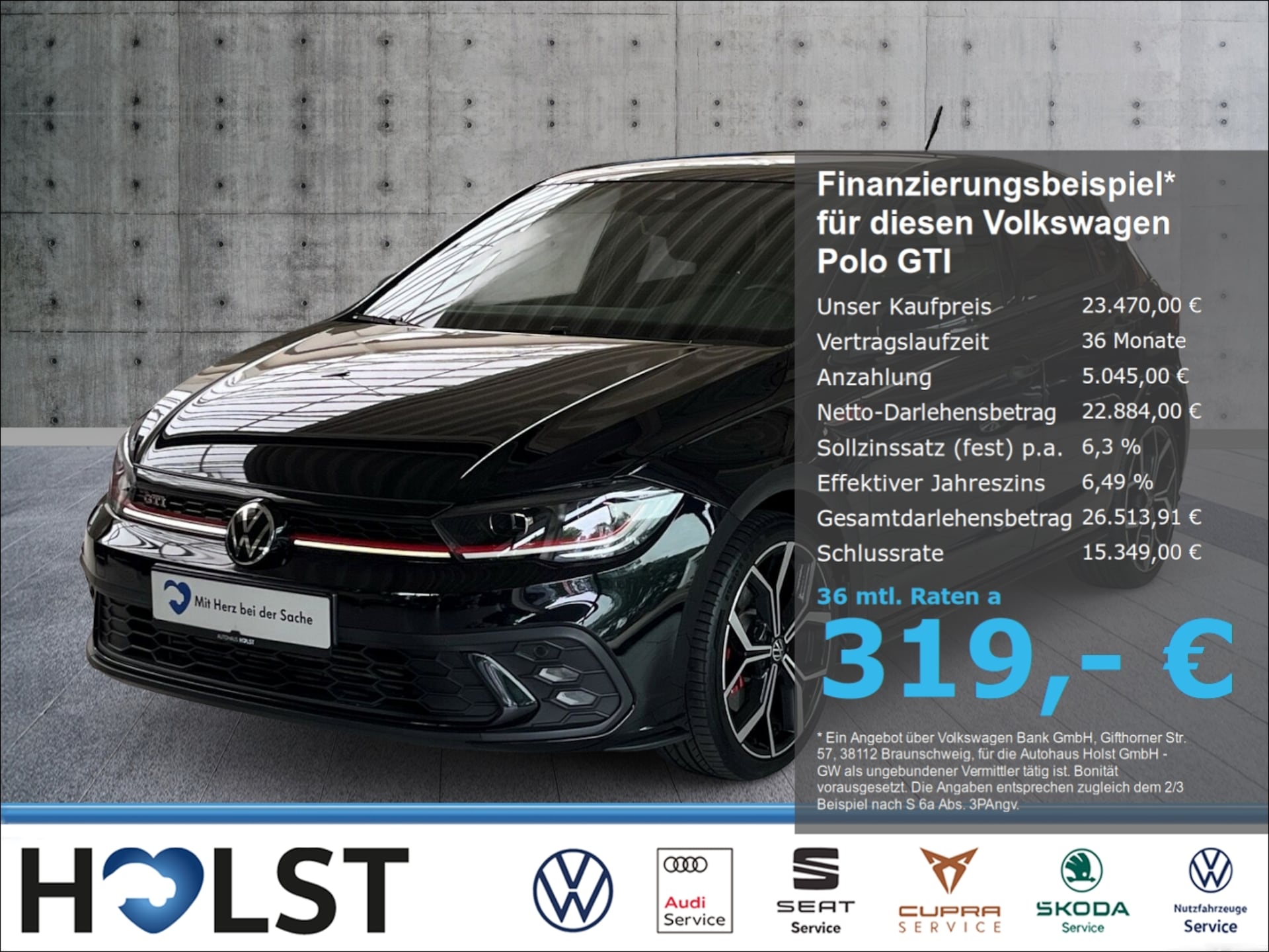 Volkswagen Polo 2022 — 2.0TSI DSG GTI, PANO,ACC,18