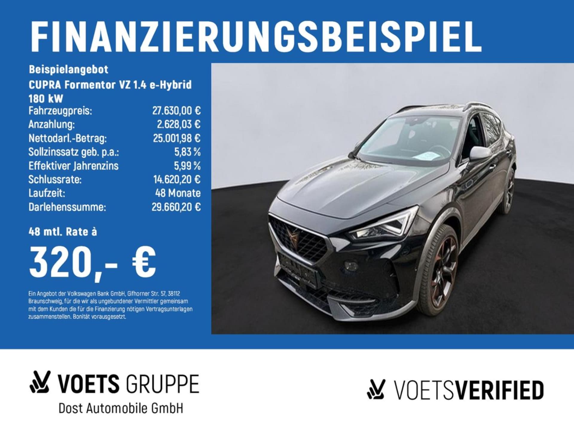 Cupra Formentor — CUPRA Formentor Formentor VZ 1.4 e-Hybrid 180 kW SHZ+ACC+KLIMA
