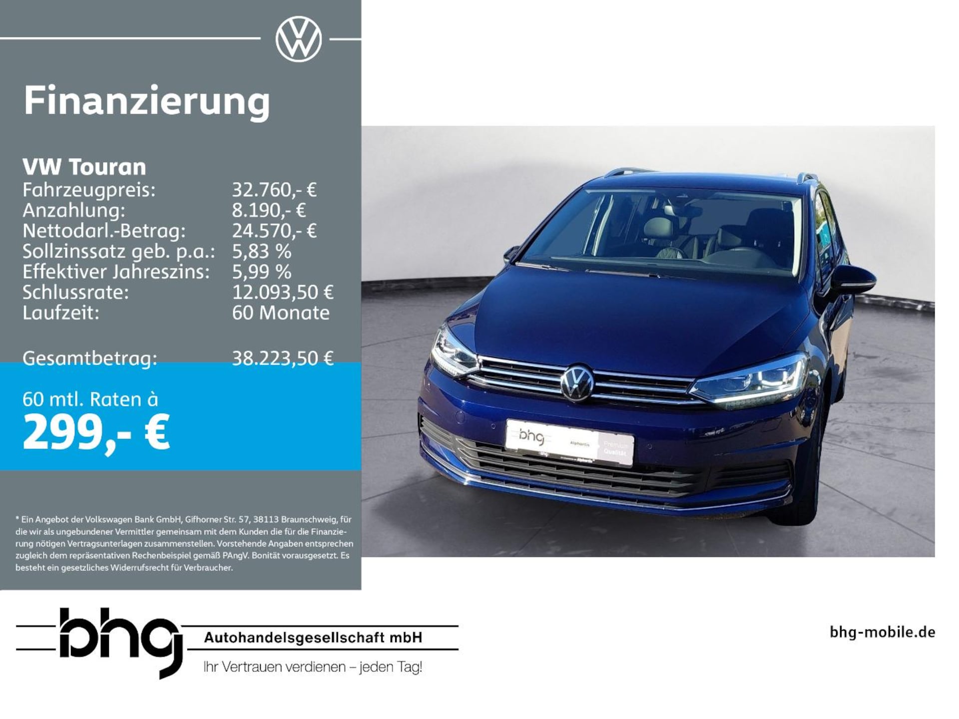 Volkswagen Touran Comfortline