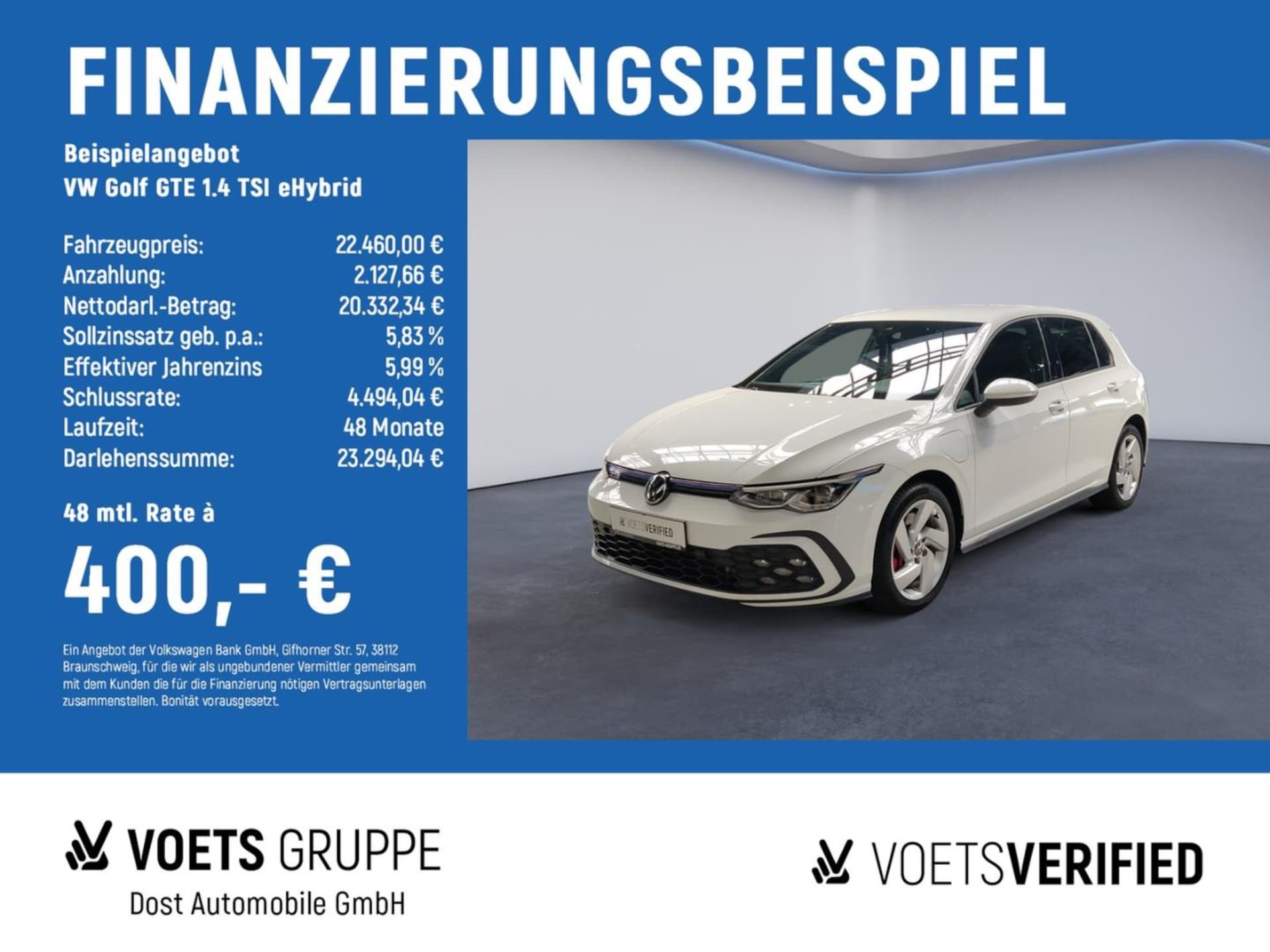 Volkswagen Golf — Volkswagen Golf Golf GTE 1.4 TSI eHybrid LED+NAVI+RearView+SHZ