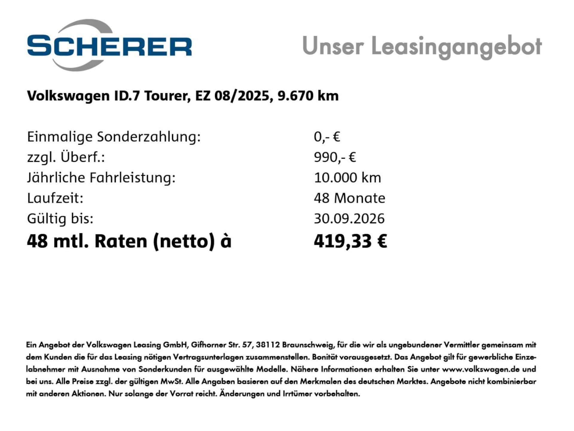 Volkswagen ID.7 Tourer Pro