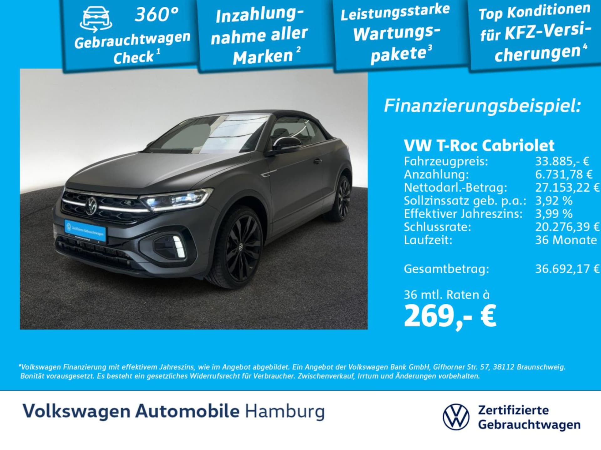 Volkswagen T-Roc Cabriolet R-Line