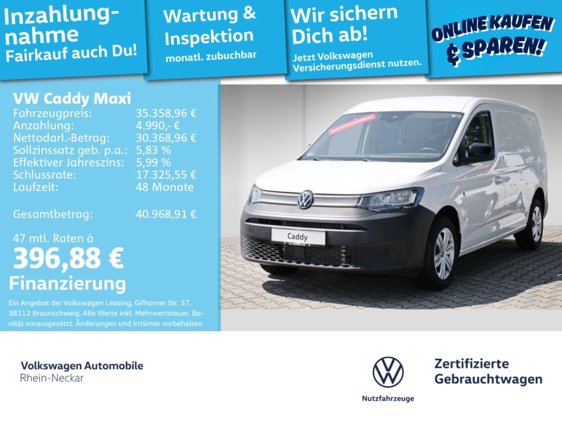 Volkswagen Caddy Maxi Cargo