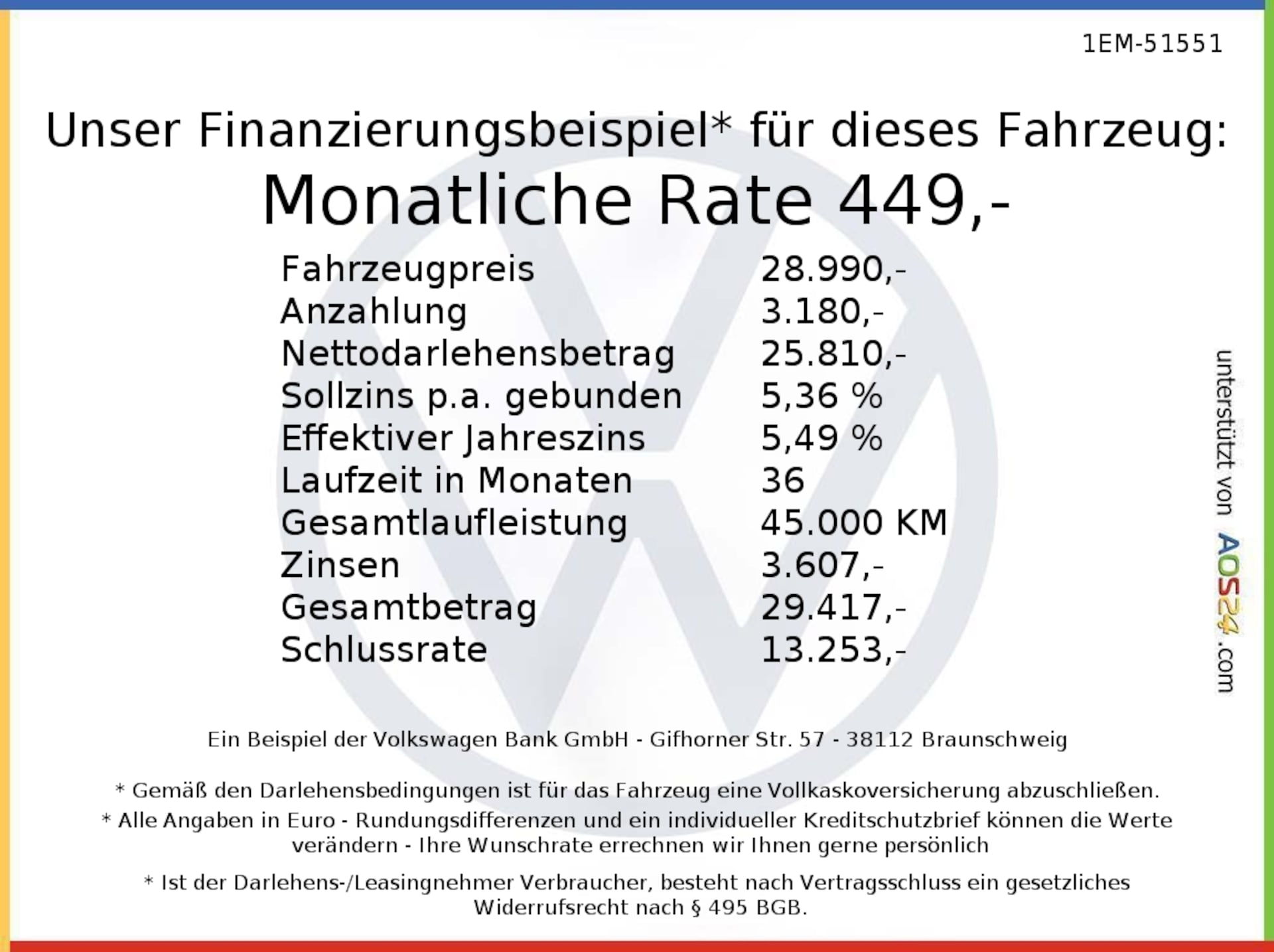 Volkswagen Passat Basis-Modell