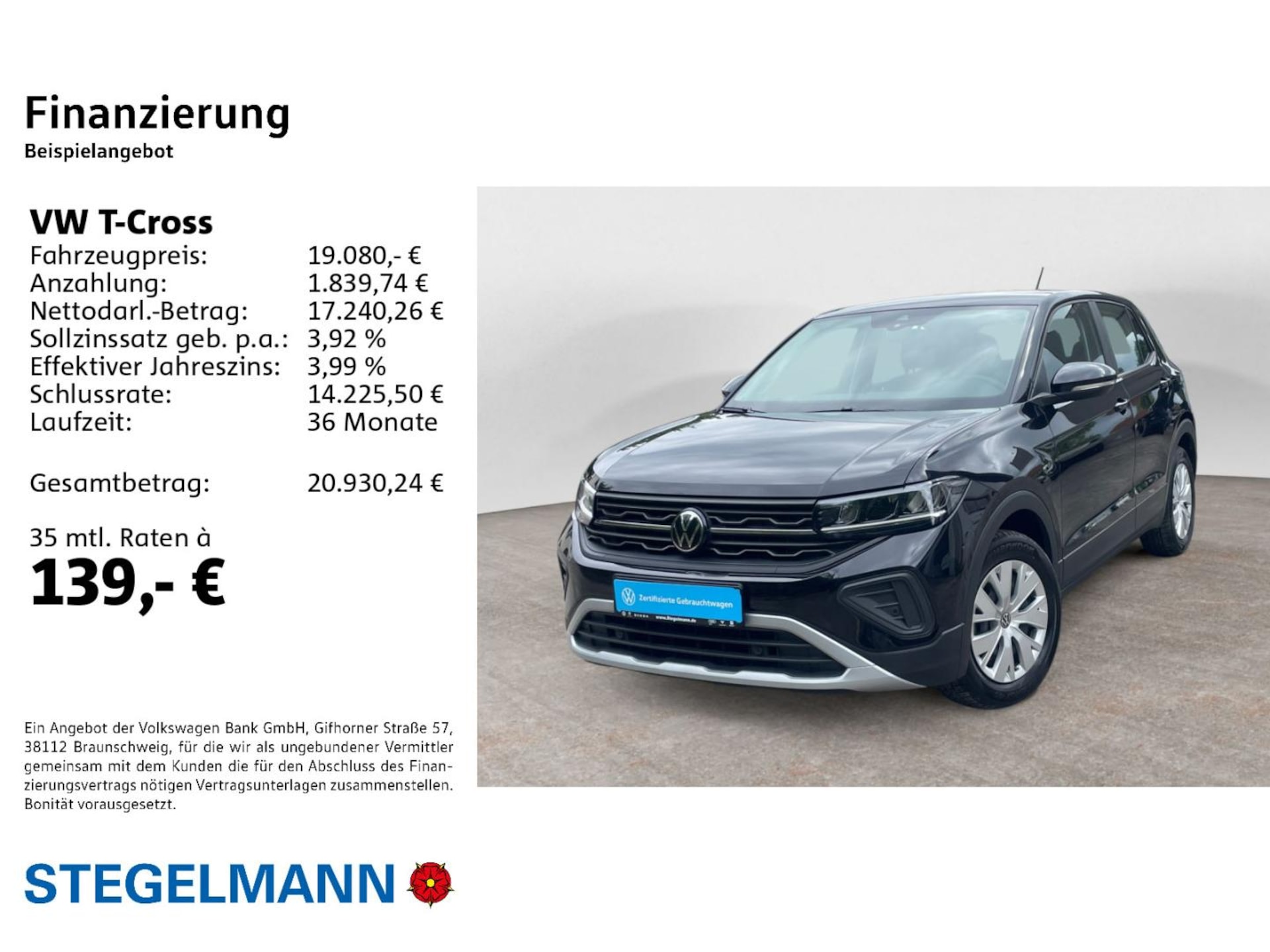 Volkswagen T-Cross Basis-Modell