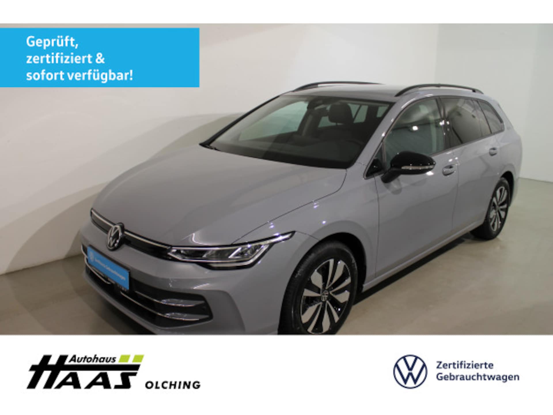 Volkswagen Golf Variant 2025 — Golf VIII Variant 1.5 eTSI "Goal" 7-DSG AHK, RFK, GJR, App-Connect, ACC, LED