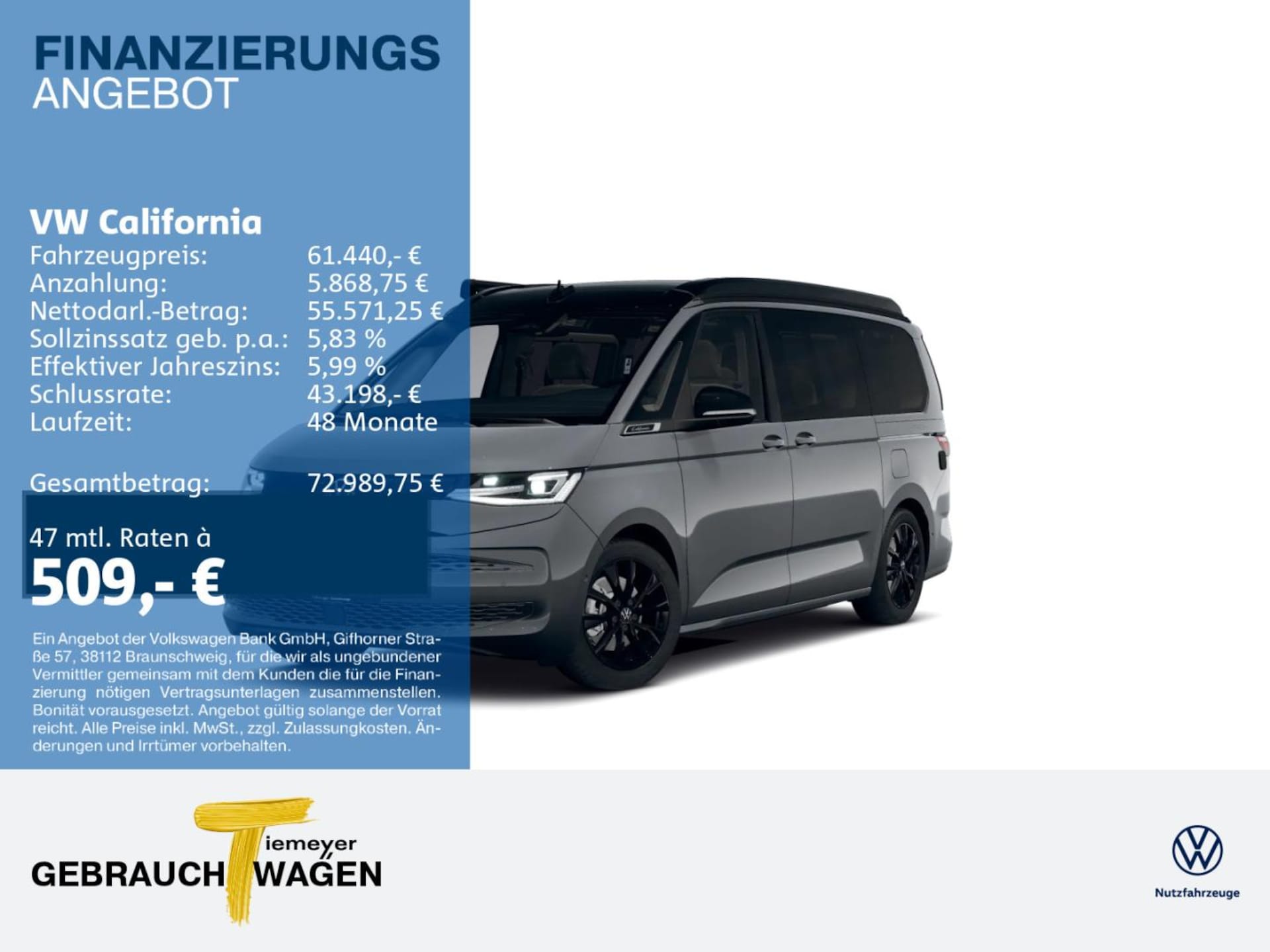 Volkswagen California Beach Camper