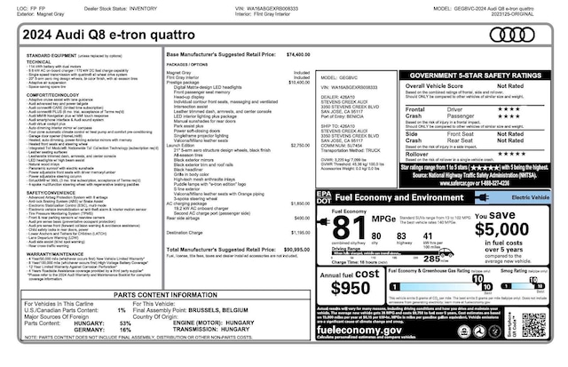 2024 Audi Q8 e-tron