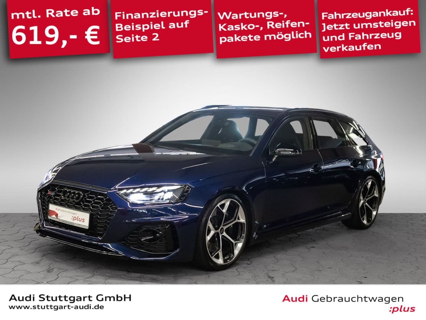 Bild über Audi RS 4 Avant TFSI quattro tiptronic - für weitere Informationen kontaktieren Sie den Audi Partner