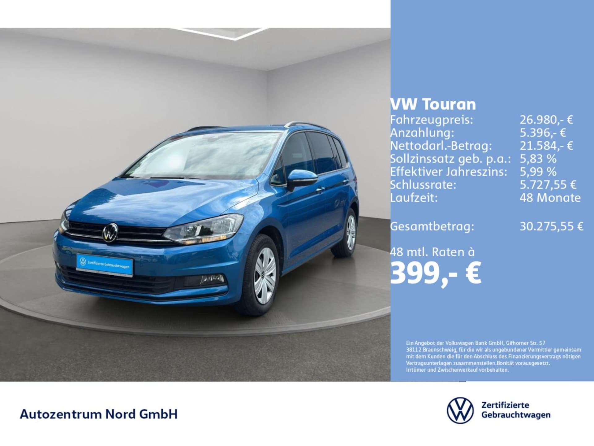 Volkswagen Touran Trendline
