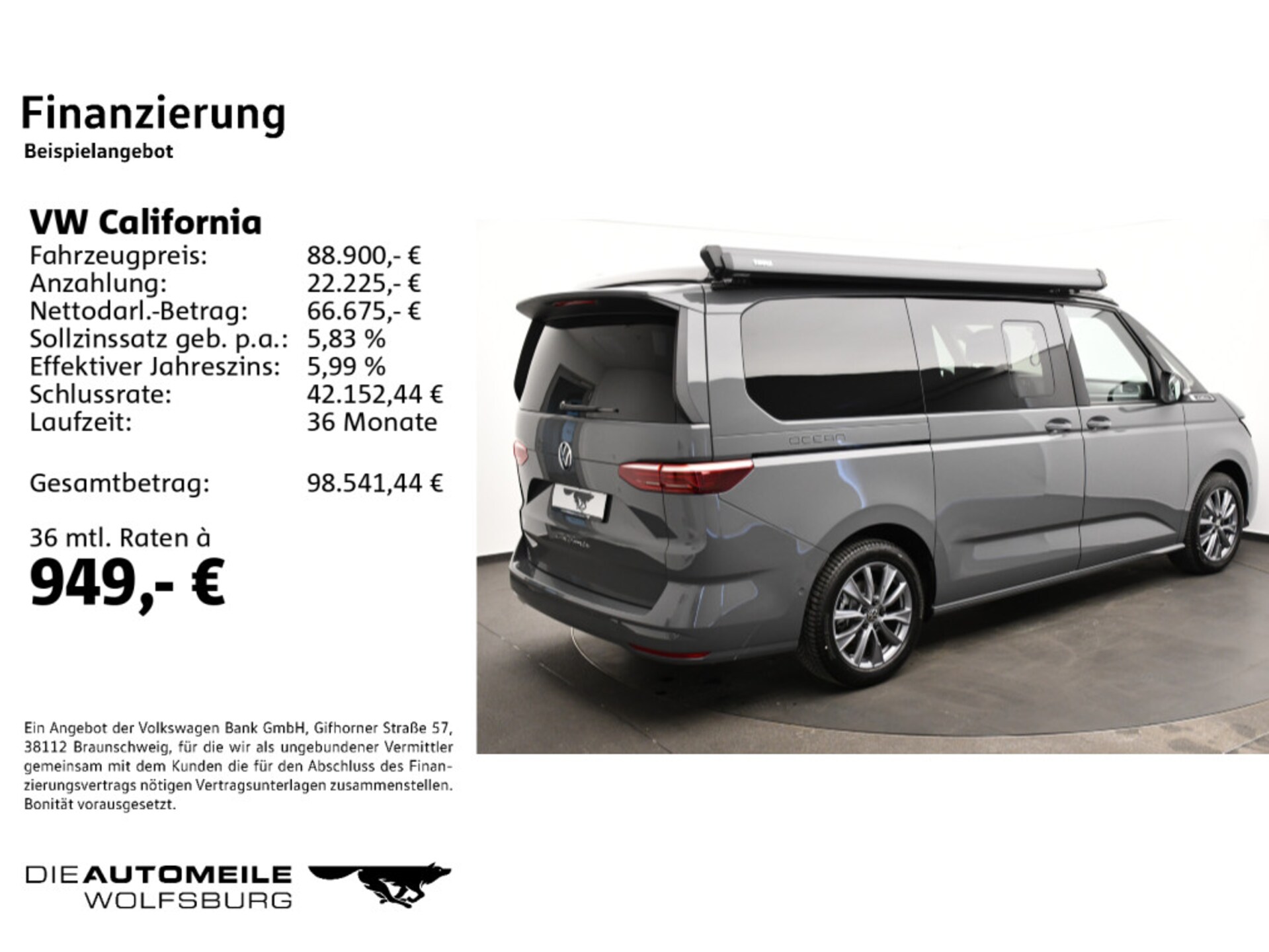 Volkswagen California Ocean