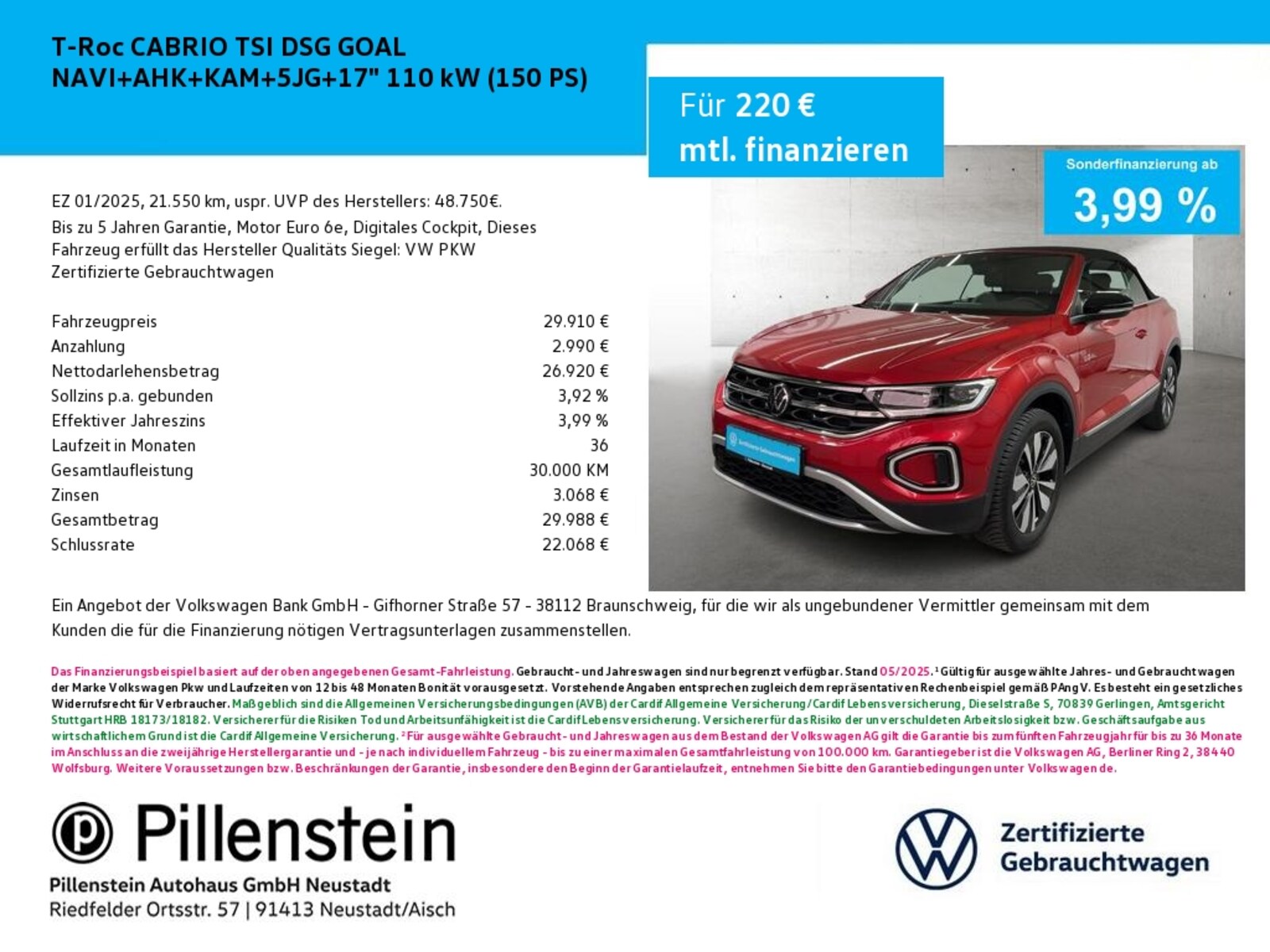 Volkswagen T-Roc Cabriolet